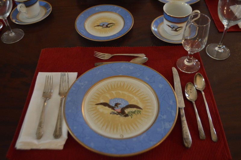 Replica of Jackson-era White House China