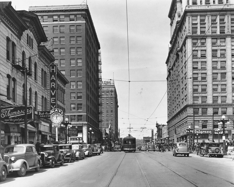 Downtown Peoria during the 1920s.