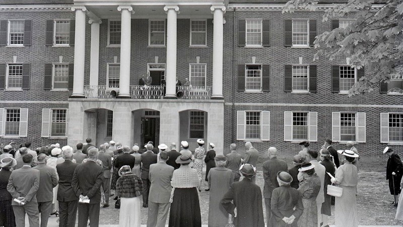 McCuskey Hall dedication.