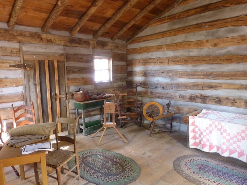 Inside Aunt Sophia's cabin