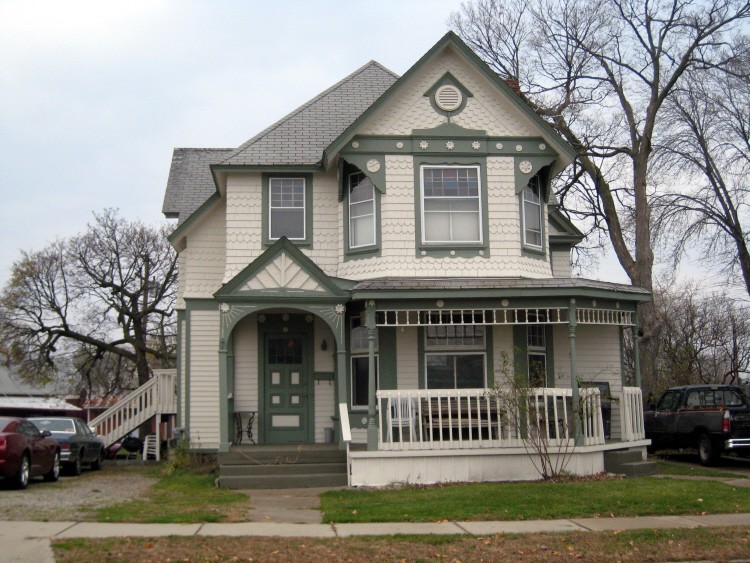 Marcus Eugene Carlton House, west elevation, 2012