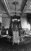 A historic photo of the Dining Room in the Lockwood era