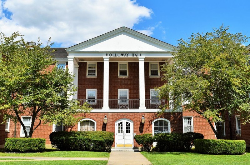 Holloway Hall was built in 1963. It is named for Bishop Fred Garrigus Holloway.