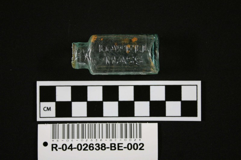 Ayer's pill bottle, recovered from the 1865 shipwreck of the USS Republic.