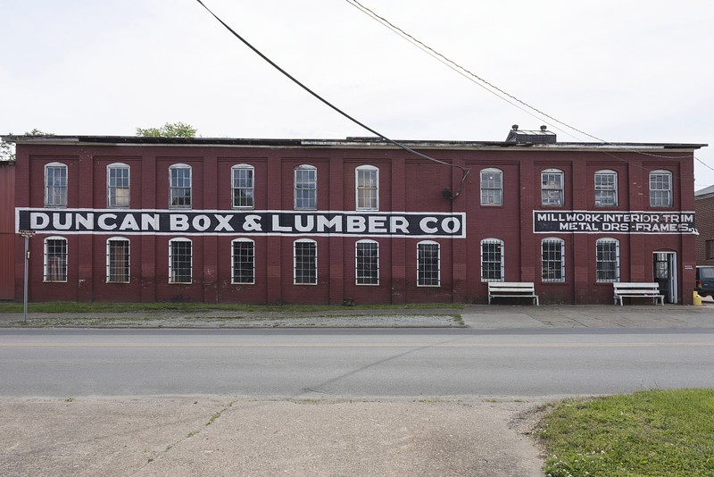 The Duncan Box & Lumber Co. operated from the same brick building for its entire 120-year history. Image courtesy of the Library of Congress. 