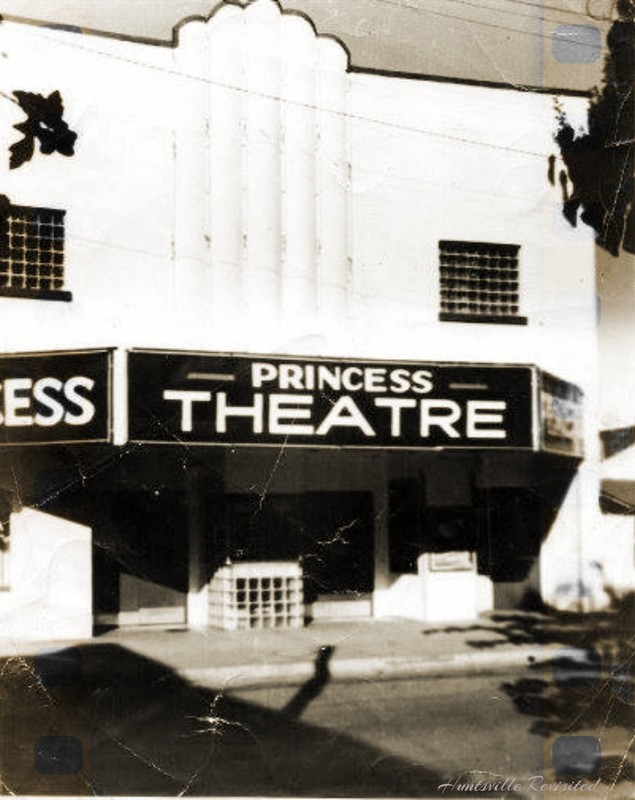 The Princess Theatre, located on Church Street in the Black business district.