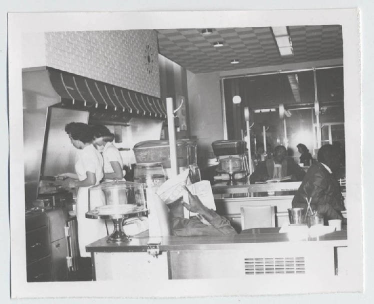 Photo from Jan. 31, 1962 sit-in at Woolworth's