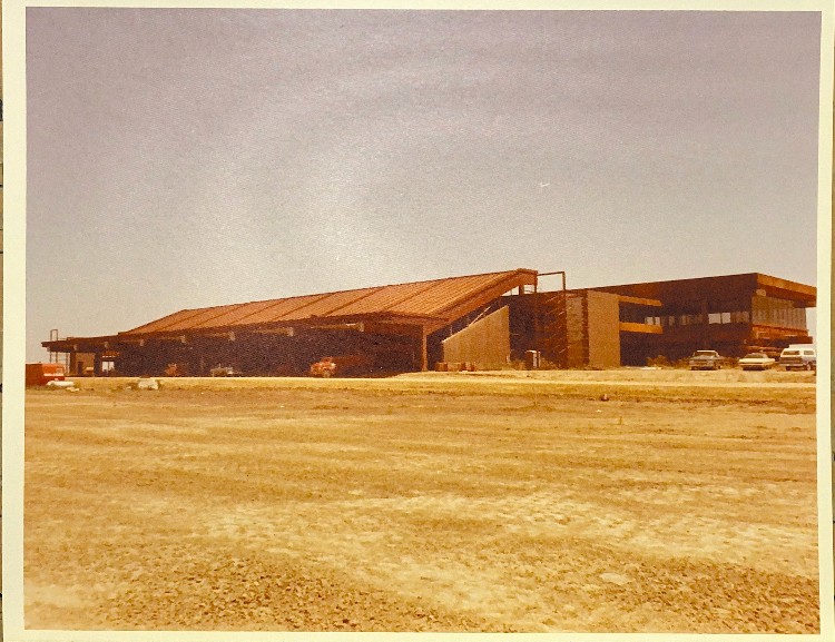 Lincoln Airport Authority terminal around the time of initial construction, c.1974