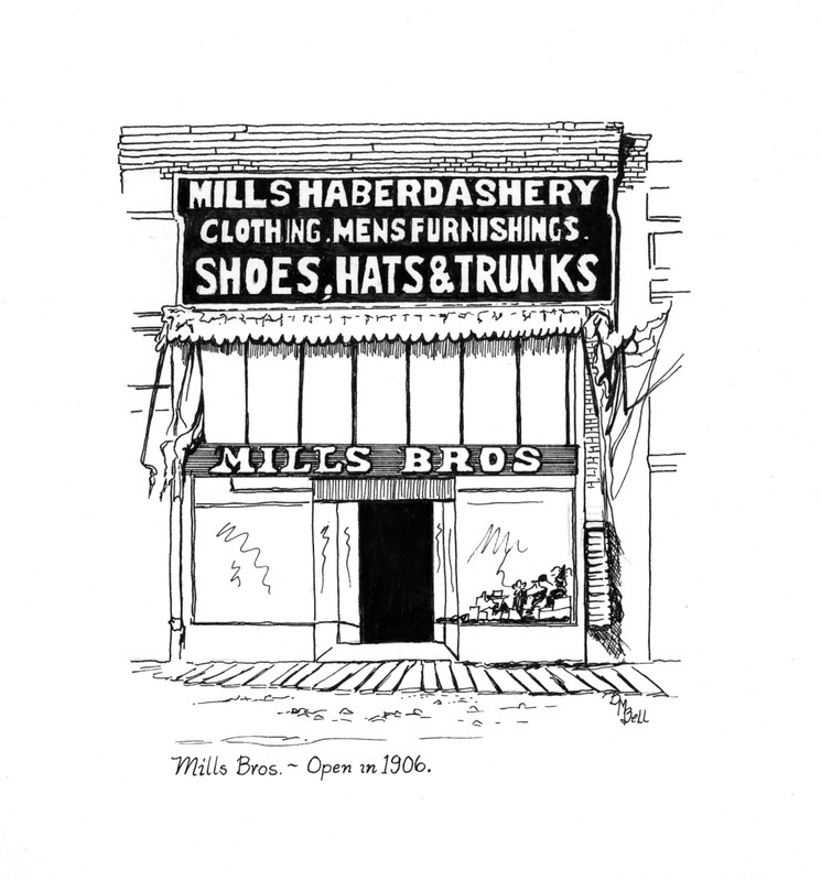Mills Brothers as it was in 1906 when it first opened.