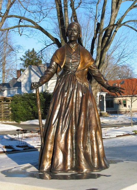 Sojourner Truth statue, used with permission from the Sojourner Truth Memorial Committee