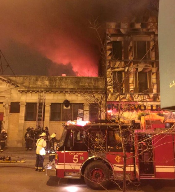 Nuevo Leon restaurant in Pilsen was destroyed in an extra-alarm fire Wednesday morning. By Byron Sigcho. December 2, 2015. 

