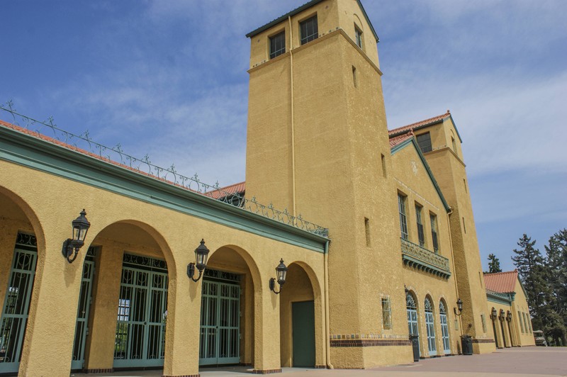 Pavilion Tower and east exterior