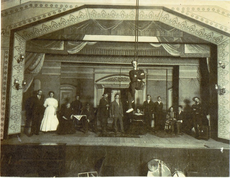 Interior of Fayette Opera House (Bean Creek Valley History Center)