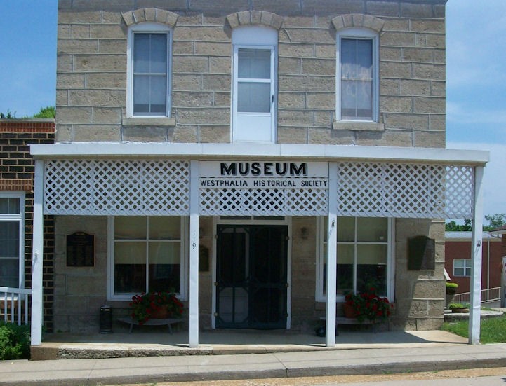 The Westphalia Historical Society is located in this former general store building that was built in 1887.