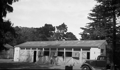 Polo Field Stables, July 1940, built as a project of the Works Progress Administration (WPA)