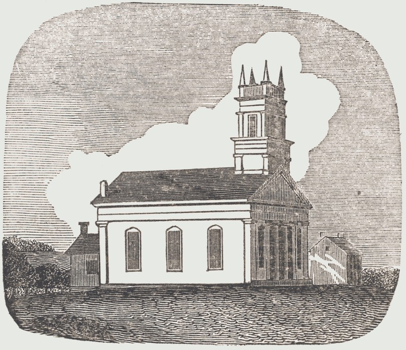 St. Stephen's Episcopal Church in 1848.