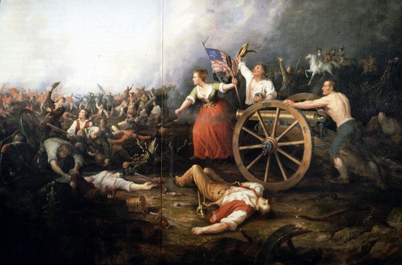 Rendition of Molly Pitcher