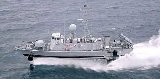 The USS Aries was built in 1981 and operated until 1993. It is the only one remaining of the six hydrofoils the Navy built.