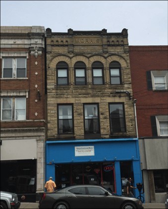 The Morris Building today. Note the heavily modified first floor.