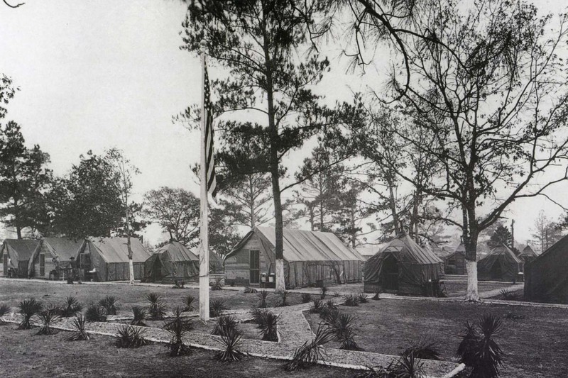 Barracks at Camp Logan