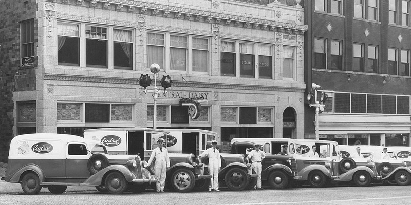 Central Dairy circa 1950. Photo from the Missouri State Historical Society