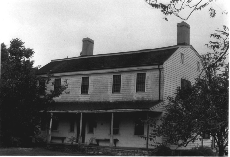 Rear Facade on the Cove Island House in 1979 by D. Ransom, Part of the NPS NRHP Photographic Collection on the Cove House
