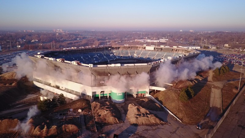 Pontiac Silverdome owners announce design competition to redevelop former Detroit  Lions stadium site 