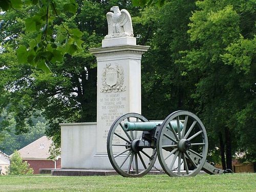 The monument for the Battle of Tupelo