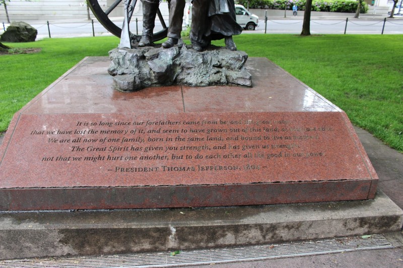 Inscription on base as of 2013. Photo by Cynthia Prescott