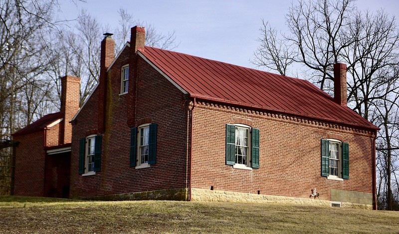 The Louis Kohmueller House is a well-preserved excellent example of Missouri-German architecture.