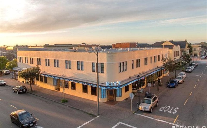 Arial view of the Ritz Building overlooking F Street