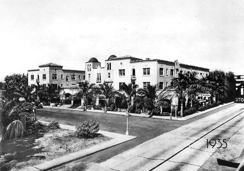 The Colony Hotel in 1935.
