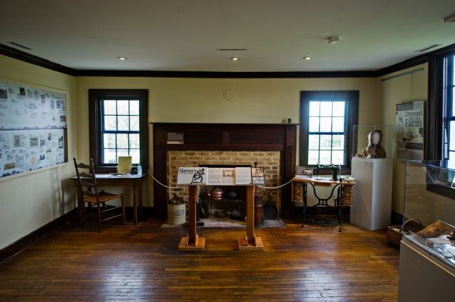 Exhibits inside the home