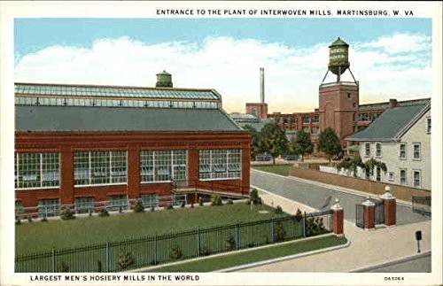 A vintage postcard depicting Interwoven Mills