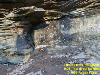 Luther Elkins Petroglyph