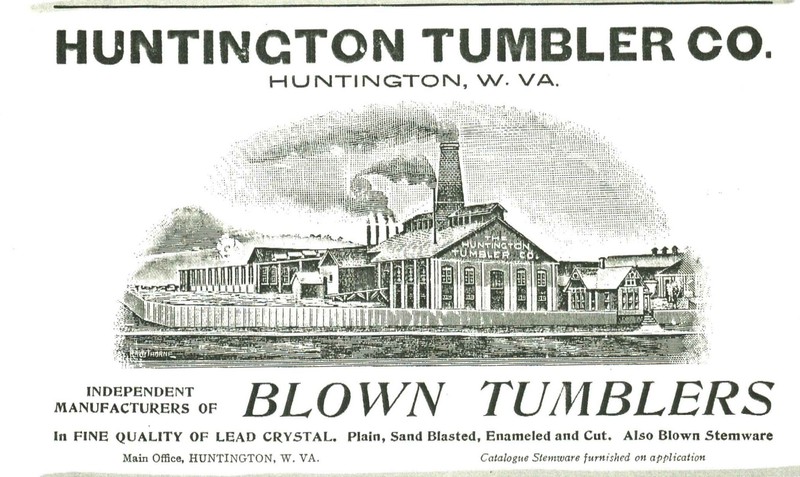 Advertisement for the Huntington Tumbler Company from the early 1900s. Image courtesy of the West Huntington Public Library.