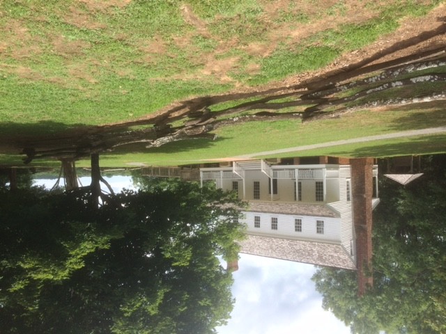 Alston House seen from Tory fighting positions.