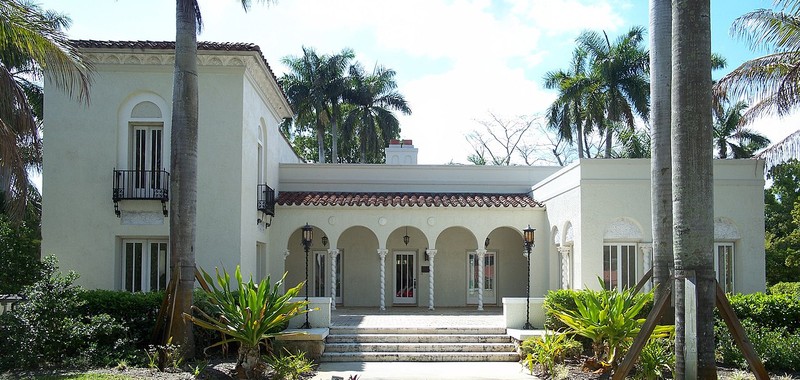 The Alderman House was built around 1825 and is fine example of Mediterranean Revival architecture.