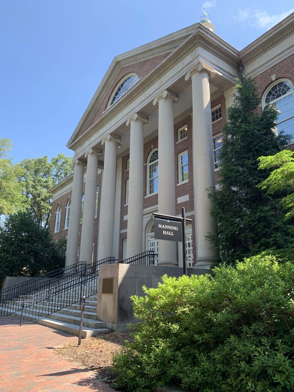 The Law School at Manning Hall was desegregated after Black students sued the university for wrongful denial of admission. Decades later, a vacant Manning Hall would become the central location of the Foodworkers' Strike.