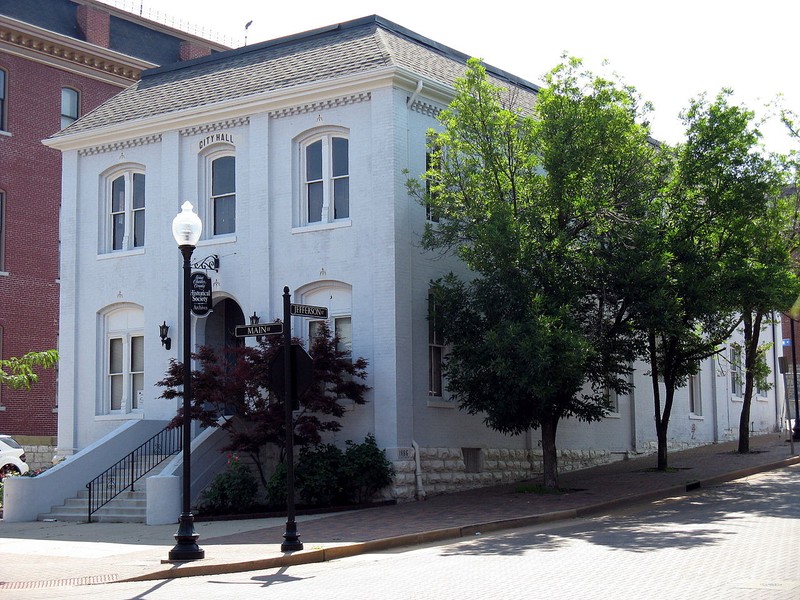 The Old City Hall Building was erected in 1886 and has been the home of the St. Charles County Historical Society since 1982.