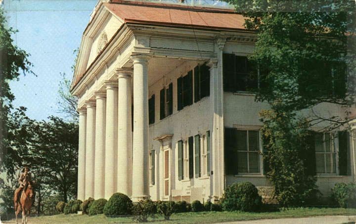 The Leroy Pope home seen from Echols Avenue in 2014. This mansion was a huge advantage to the military in the 1800s