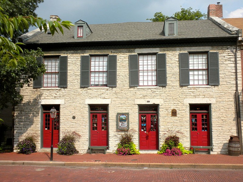 The northern building in Stone Row was built around 1820.