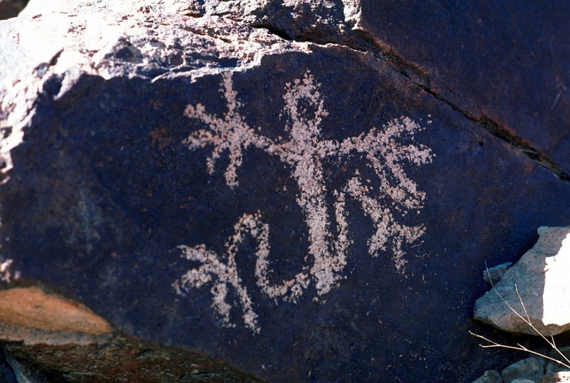 Sloan Canyon petroglyph. (Photograph, Bureau of Land Management)