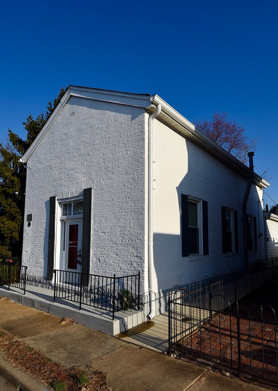 The historic African Church building was built around 1855 by slaves and served as the first house of worship for the St. John African Methodist Episcopal Church congregation.