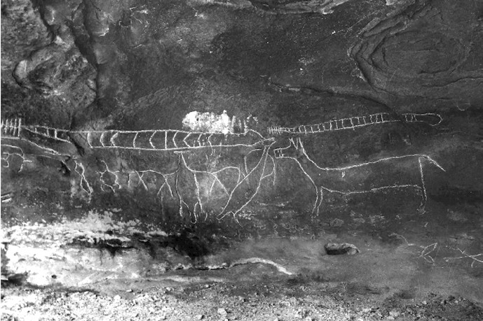 Indian Cave petroglyphs