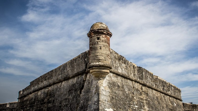 The Southwest bastion is part of the original fortification and has stood for over three hundred years