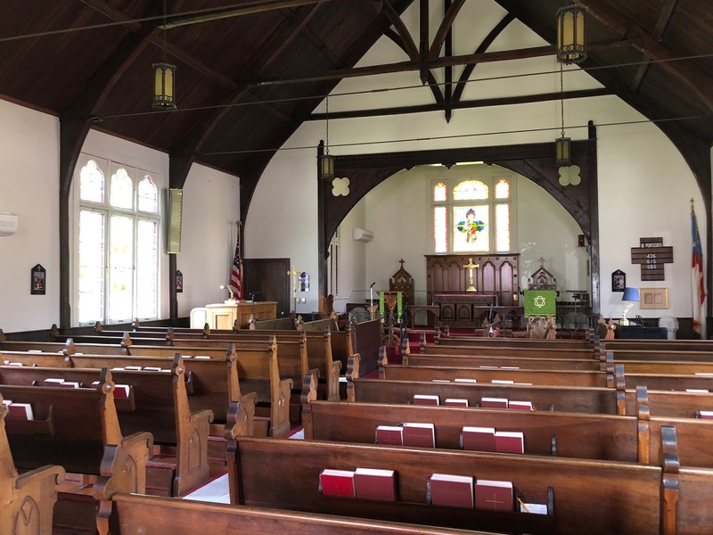 Interior of Saint Mark's Episcopal Church. Courtesy of Saint Mark's.