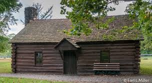 The replica of the Mission at Gnadenhutten.