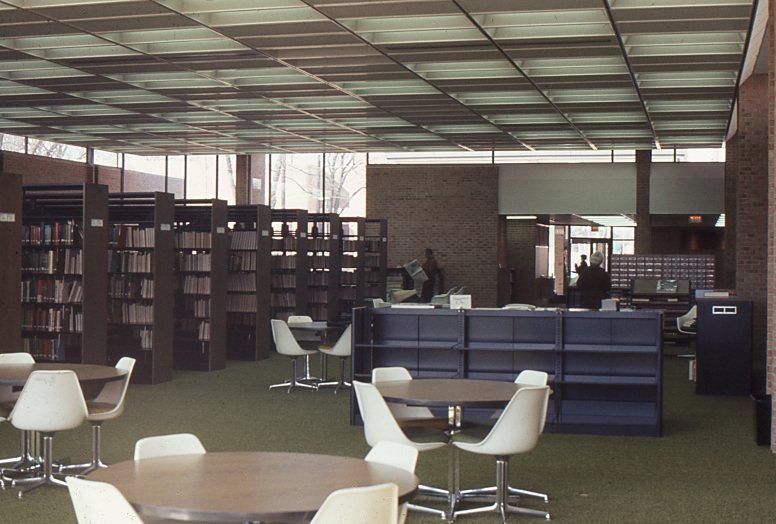 Cook Library Adult Services Department, circa 1970