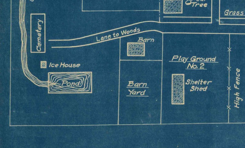 Map detail of this portion of Girard College as it appeared in 1863